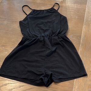 SHEIN Black Sleeveless Romper